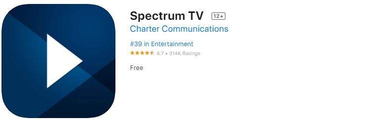 spectrum tv app store
