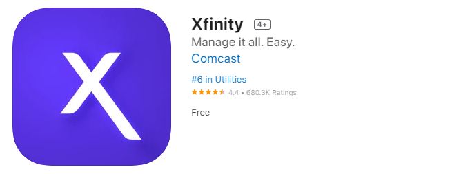 xfinity on app store