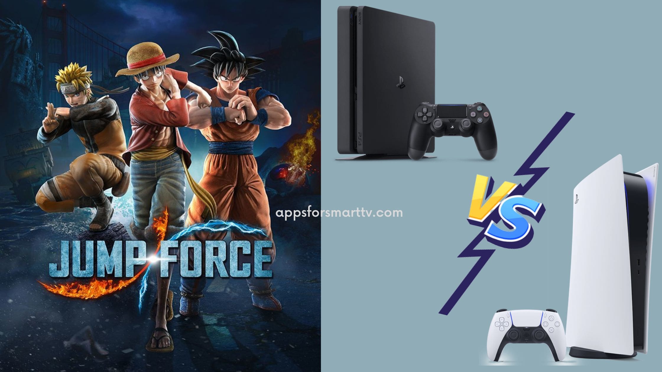 Jump Force Cross Platform PS4 and Ps5