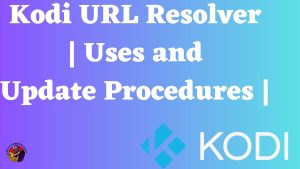 Kodi URL Resolver | Uses and Update Procedures |